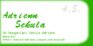 adrienn sekula business card